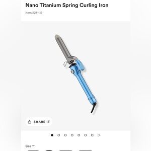 Babyliss Pro Hair Curling Iron 1” (1 inch barrel) hair tool